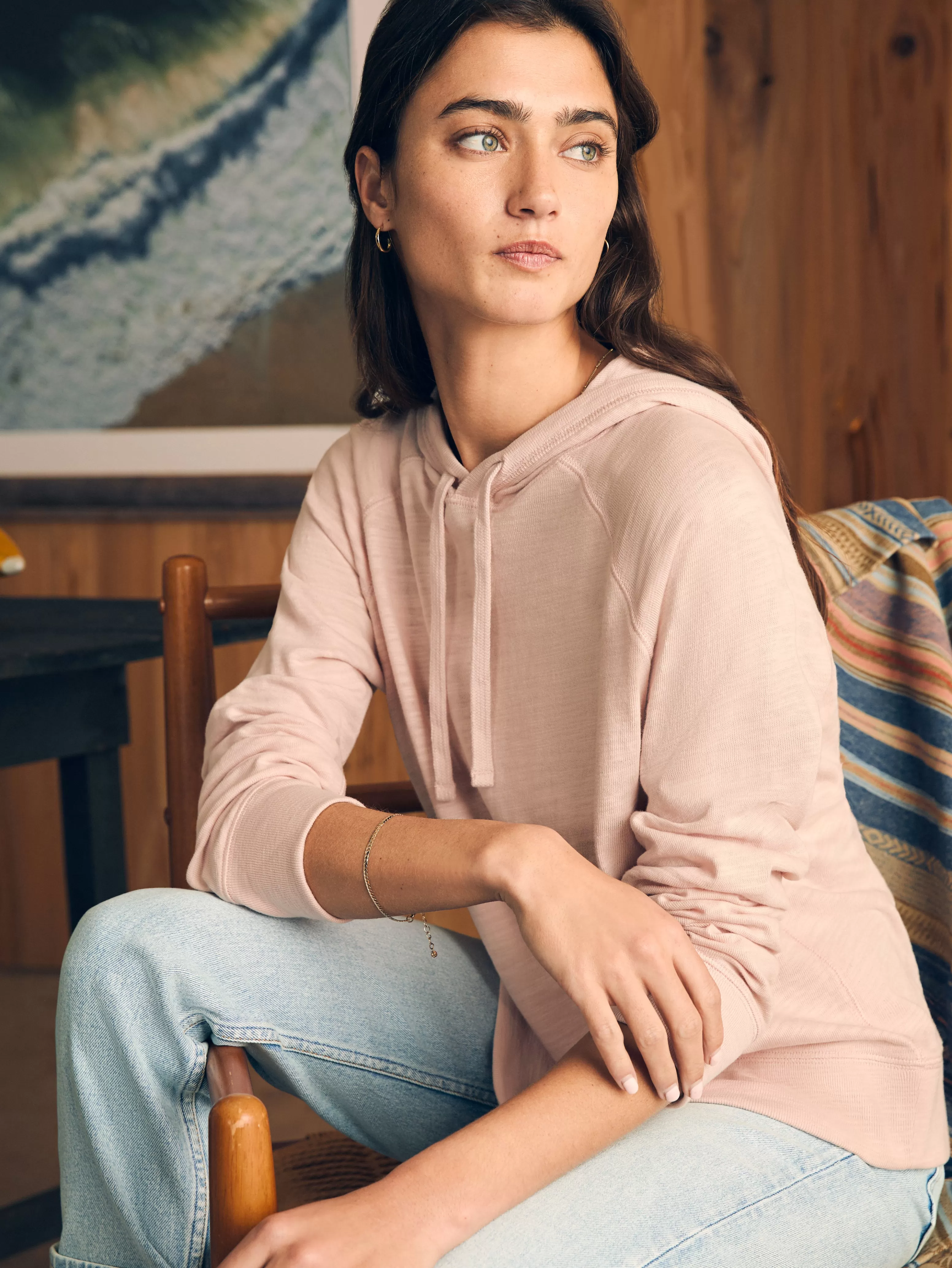 Sunwashed Slub Hoodie - | Faherty Brand Best Sale