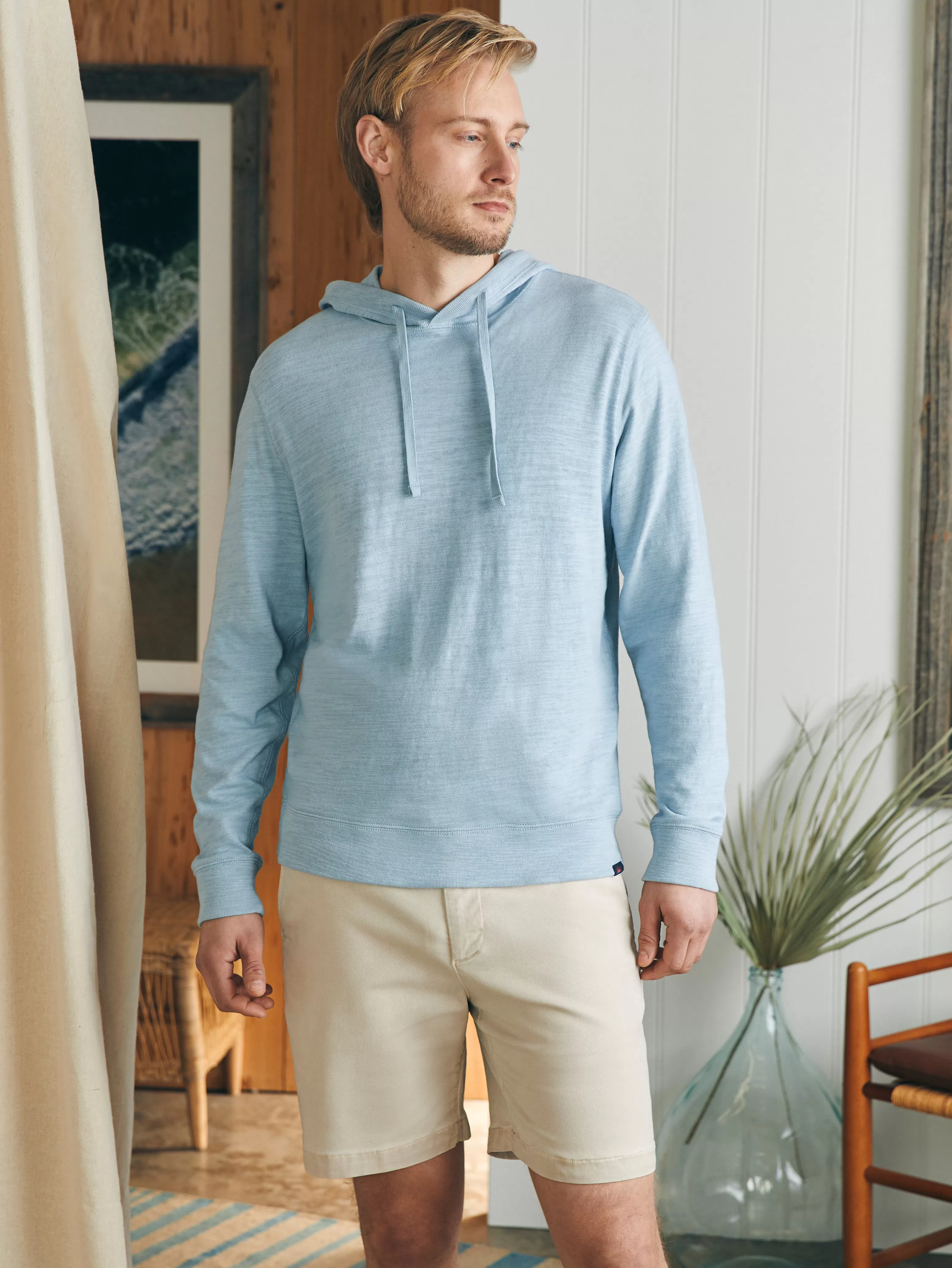 Sunwashed Slub Hoodie (Tall) - | Faherty Brand Best Sale