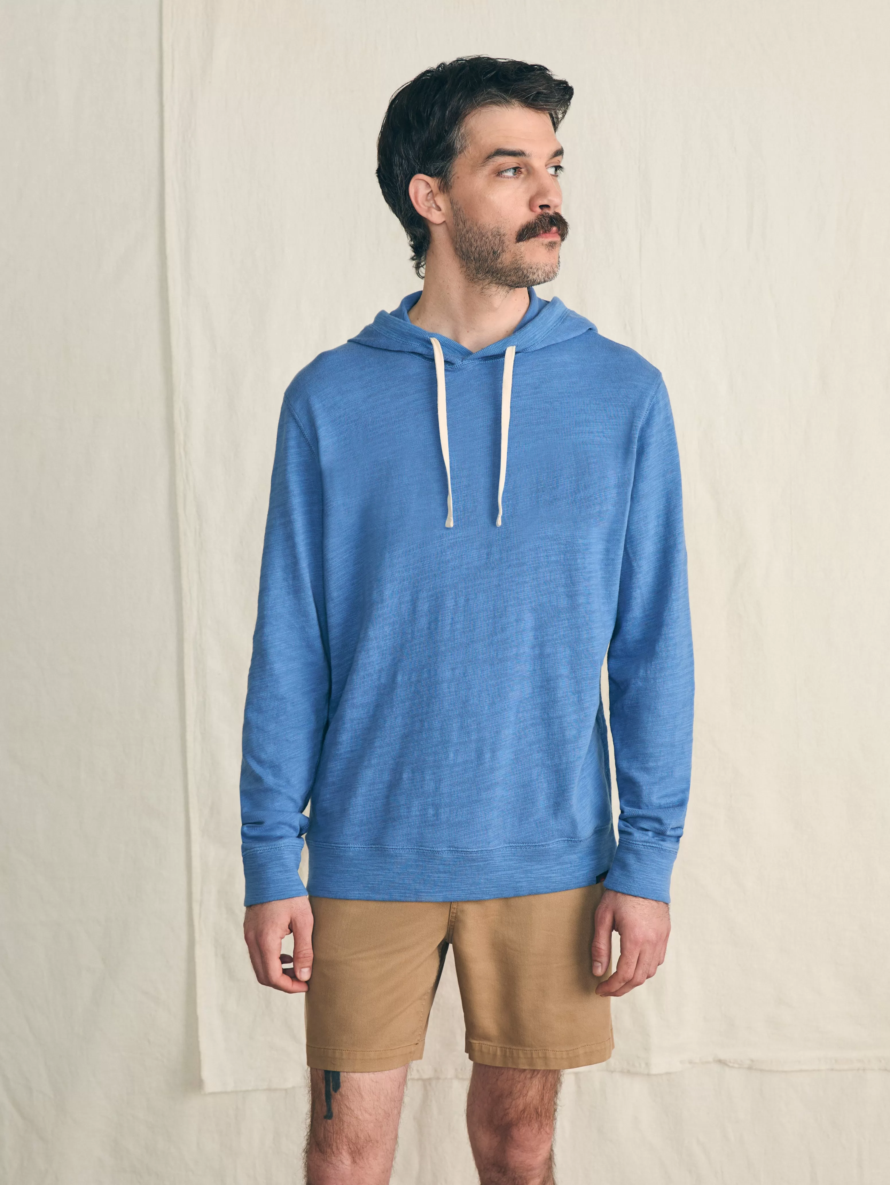 Sunwashed Slub Hoodie (Tall) - | Faherty Brand Flash Sale