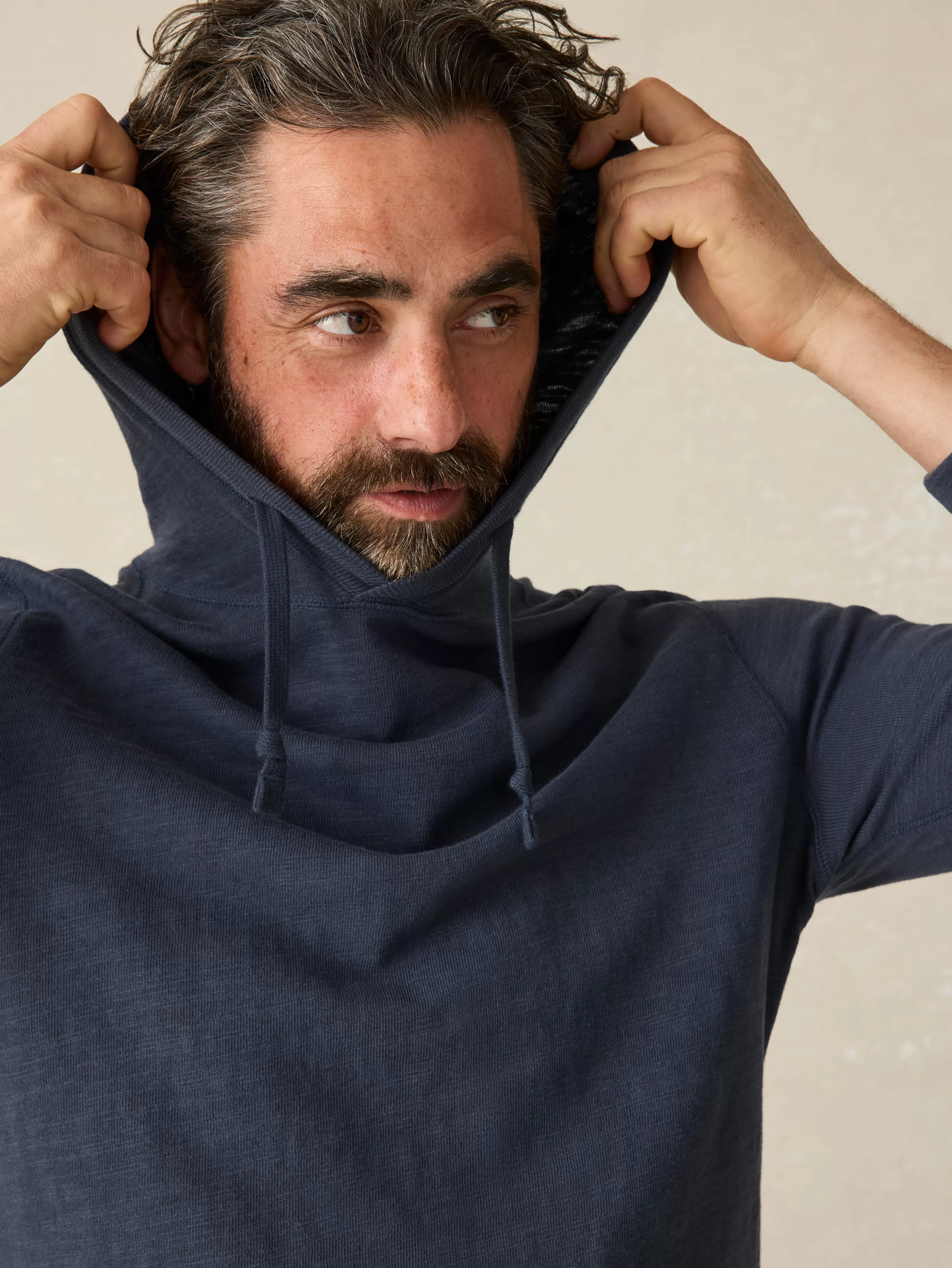 Sunwashed Slub Hoodie (Tall) - | Faherty Brand Outlet