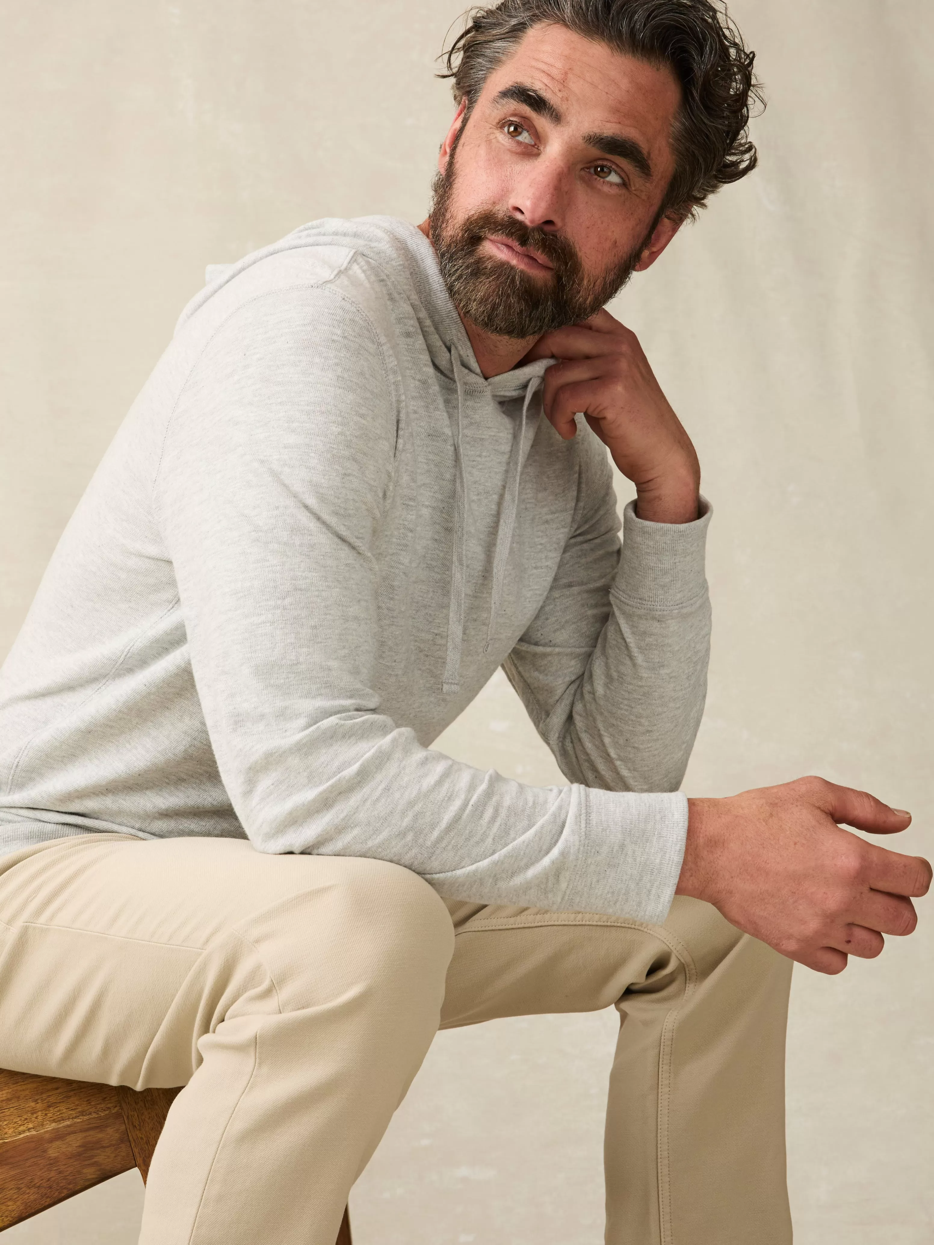 Sunwashed Slub Hoodie (Tall) - | Faherty Brand Store