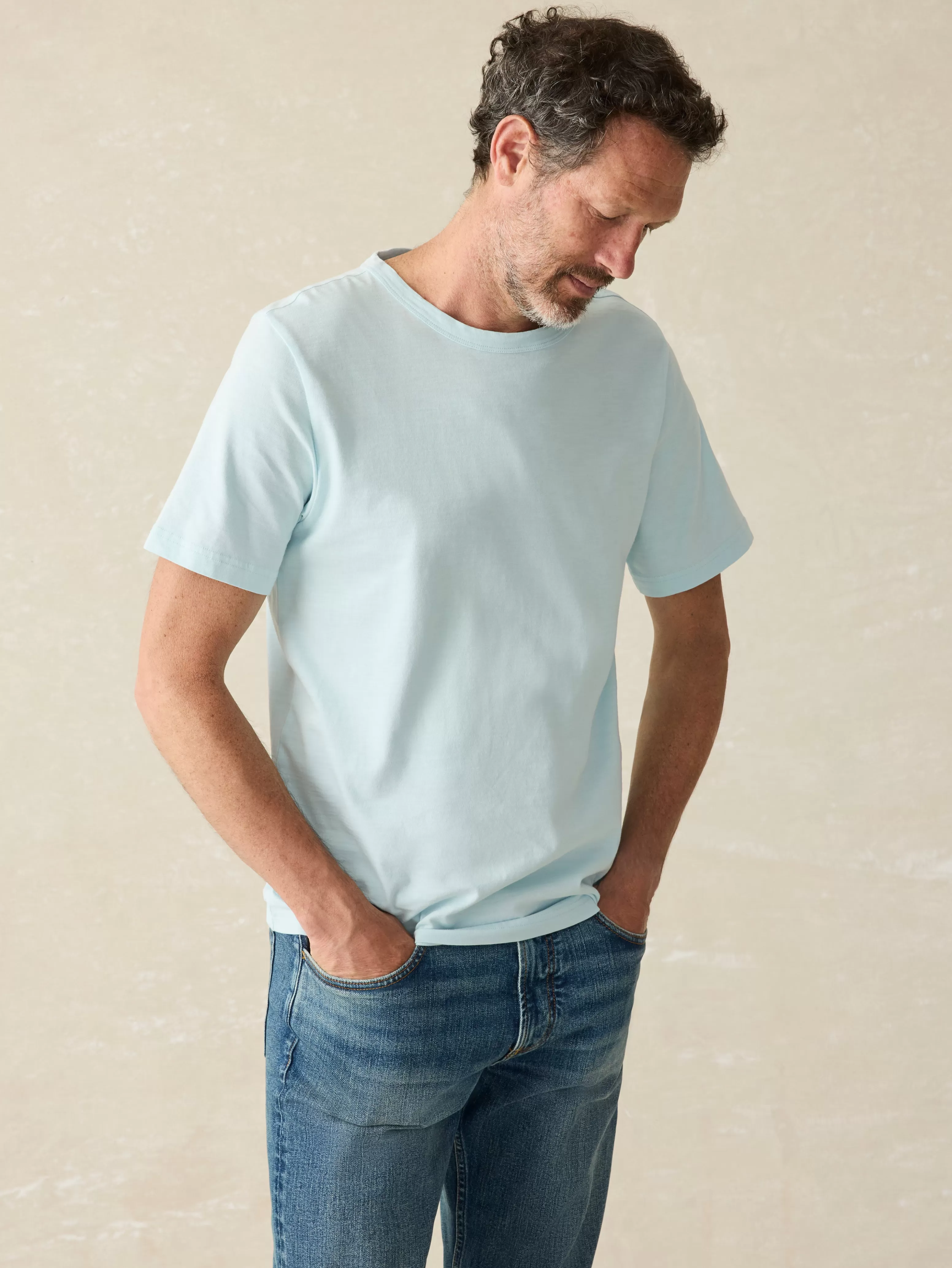 Sunwashed Tee - | Faherty Brand Hot