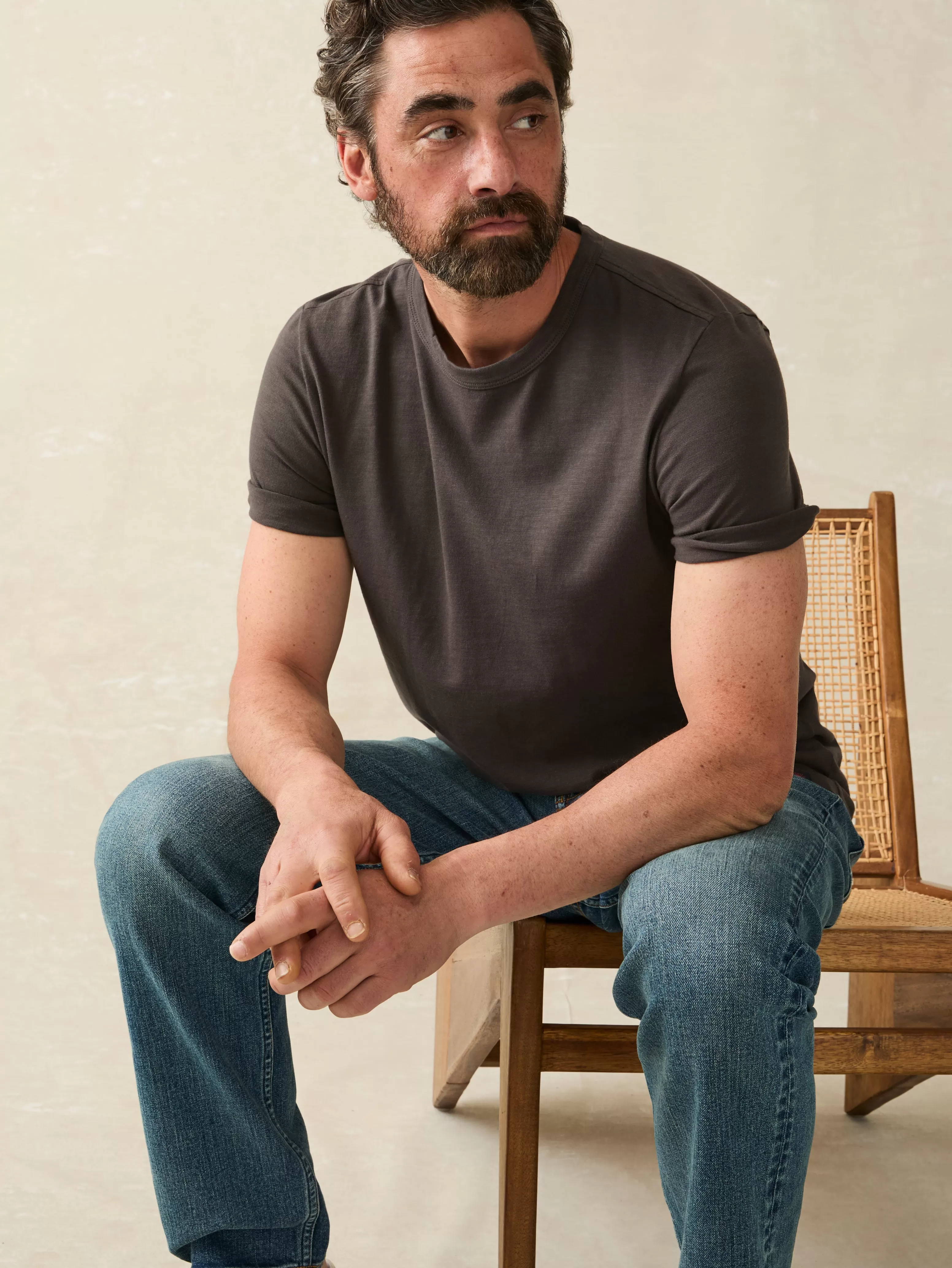 Sunwashed Tee - | Faherty Brand Cheap