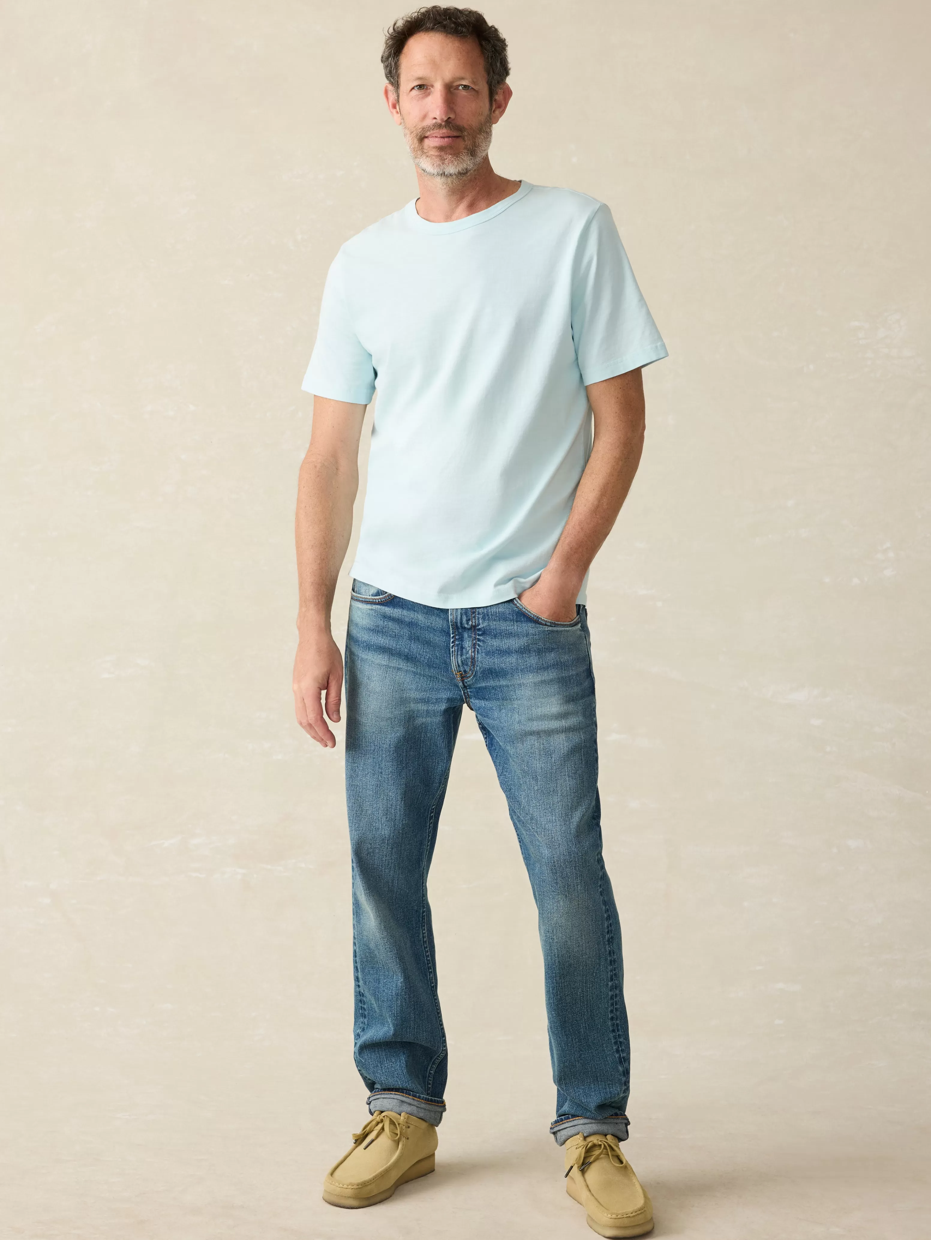 Sunwashed Tee (Tall) - | Faherty Brand Cheap