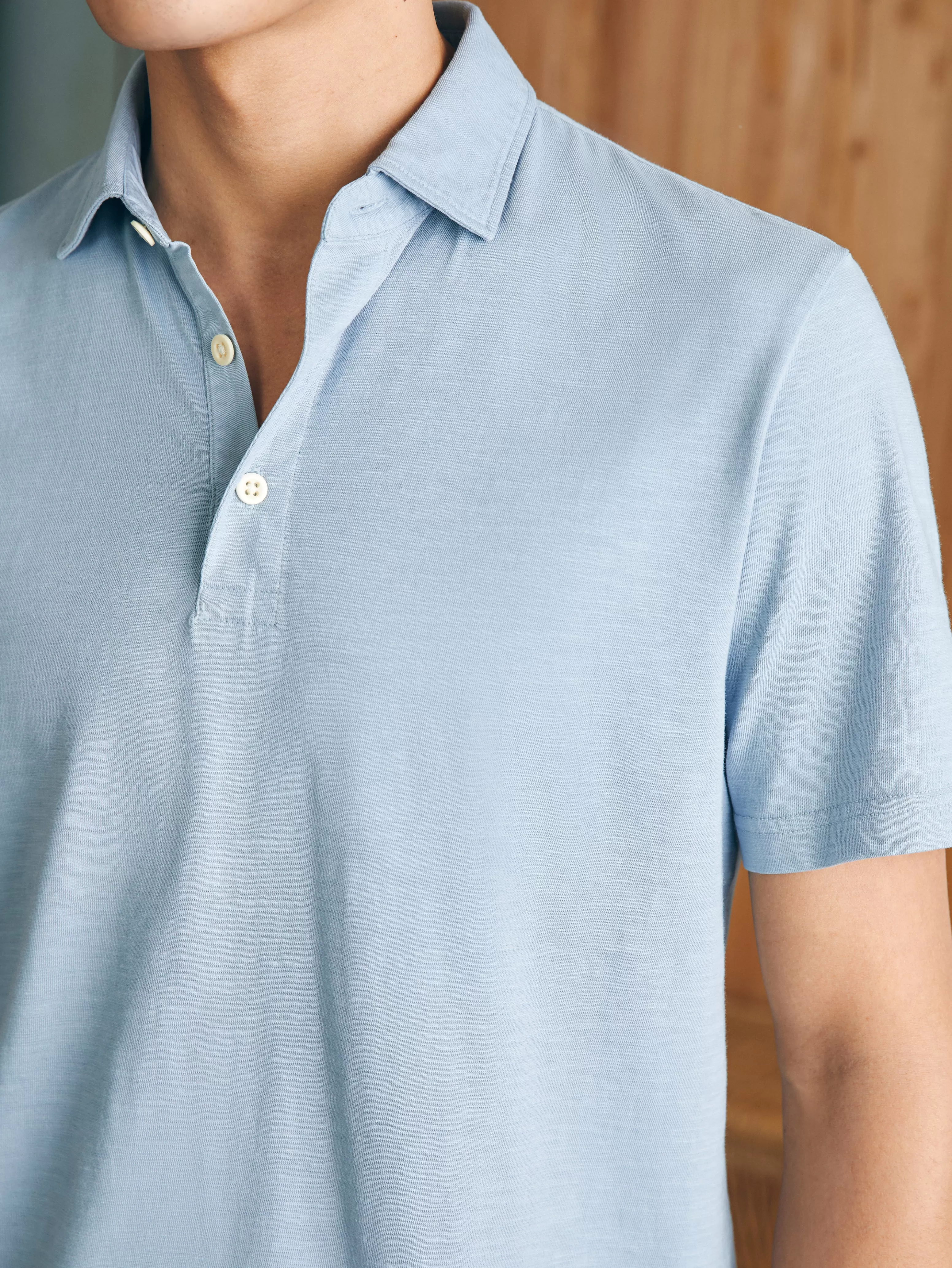 Sunwashed T-Shirt Polo - | Faherty Brand Outlet