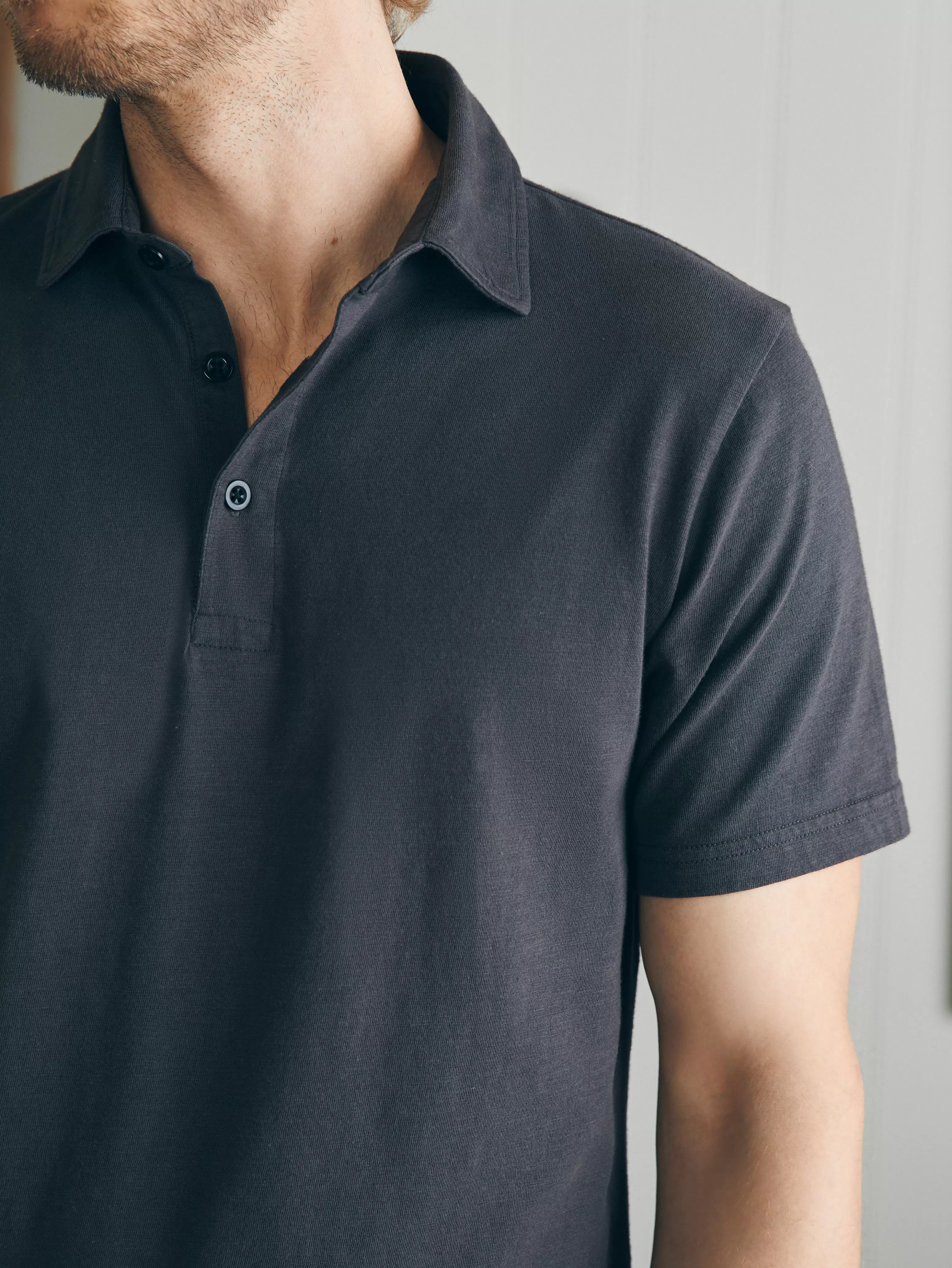 Sunwashed T-Shirt Polo - | Faherty Brand Best Sale