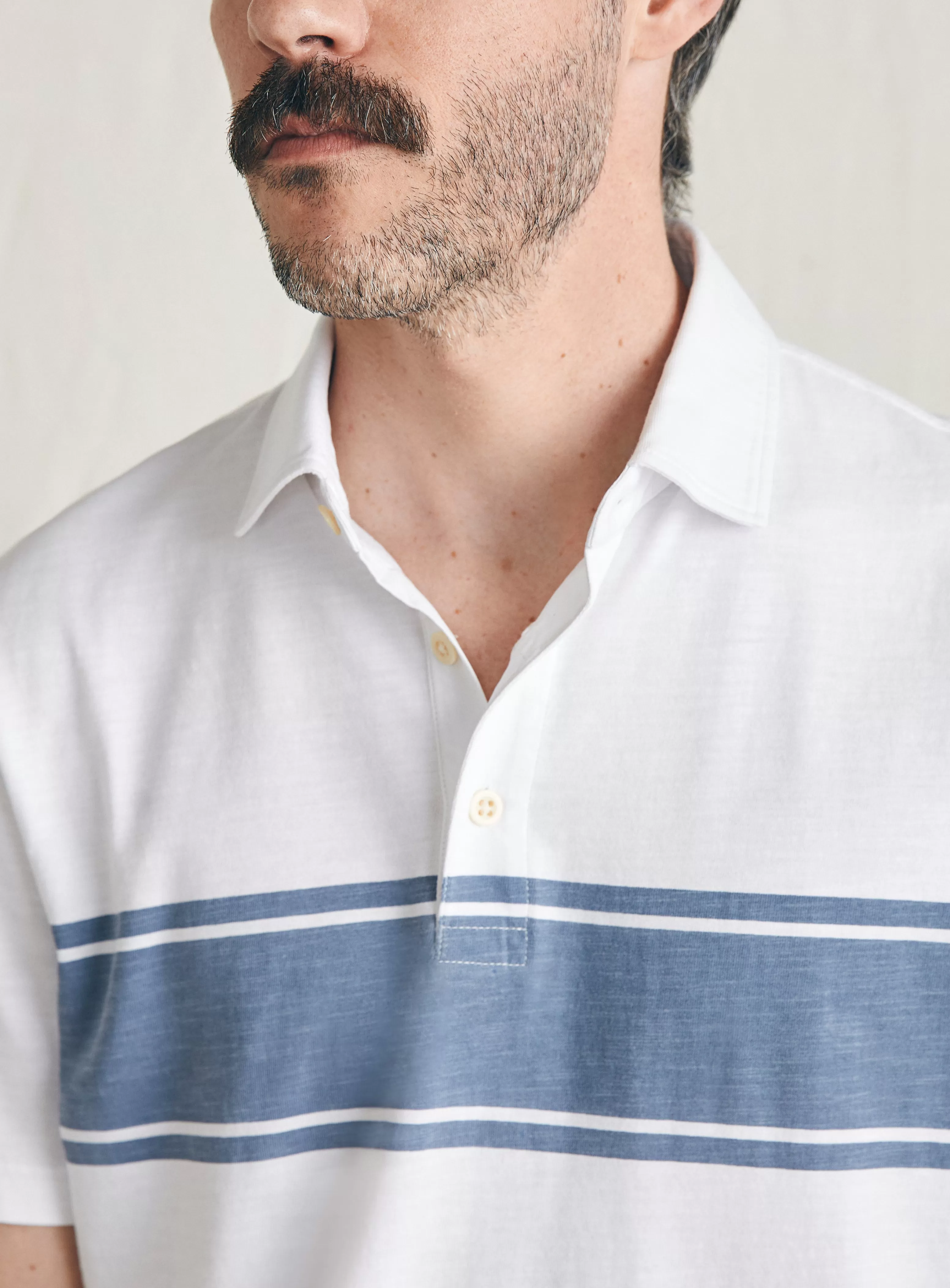 Sunwashed T-Shirt Polo - | Faherty Brand Cheap