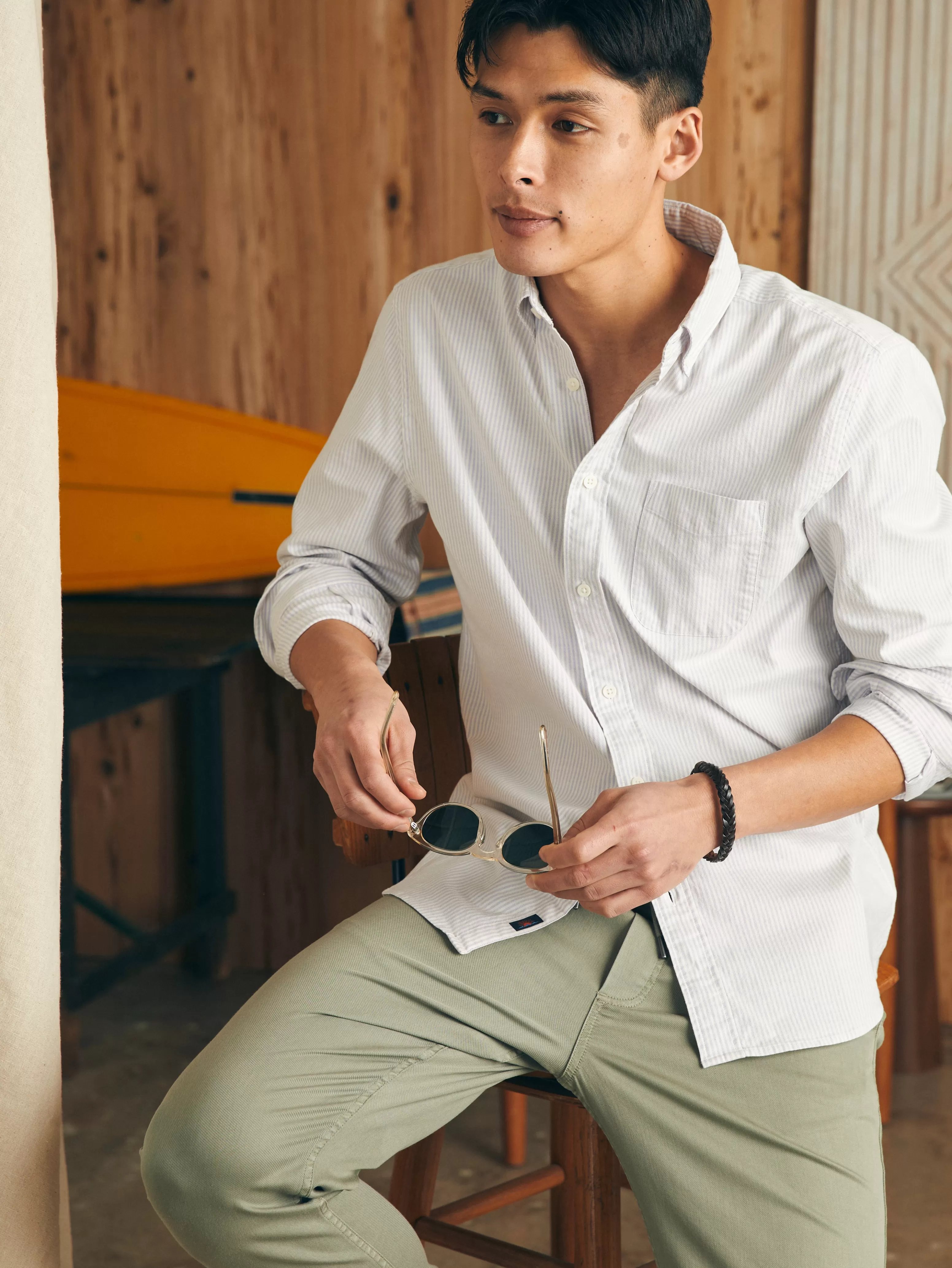 Supima Oxford Shirt - | Faherty Brand Store