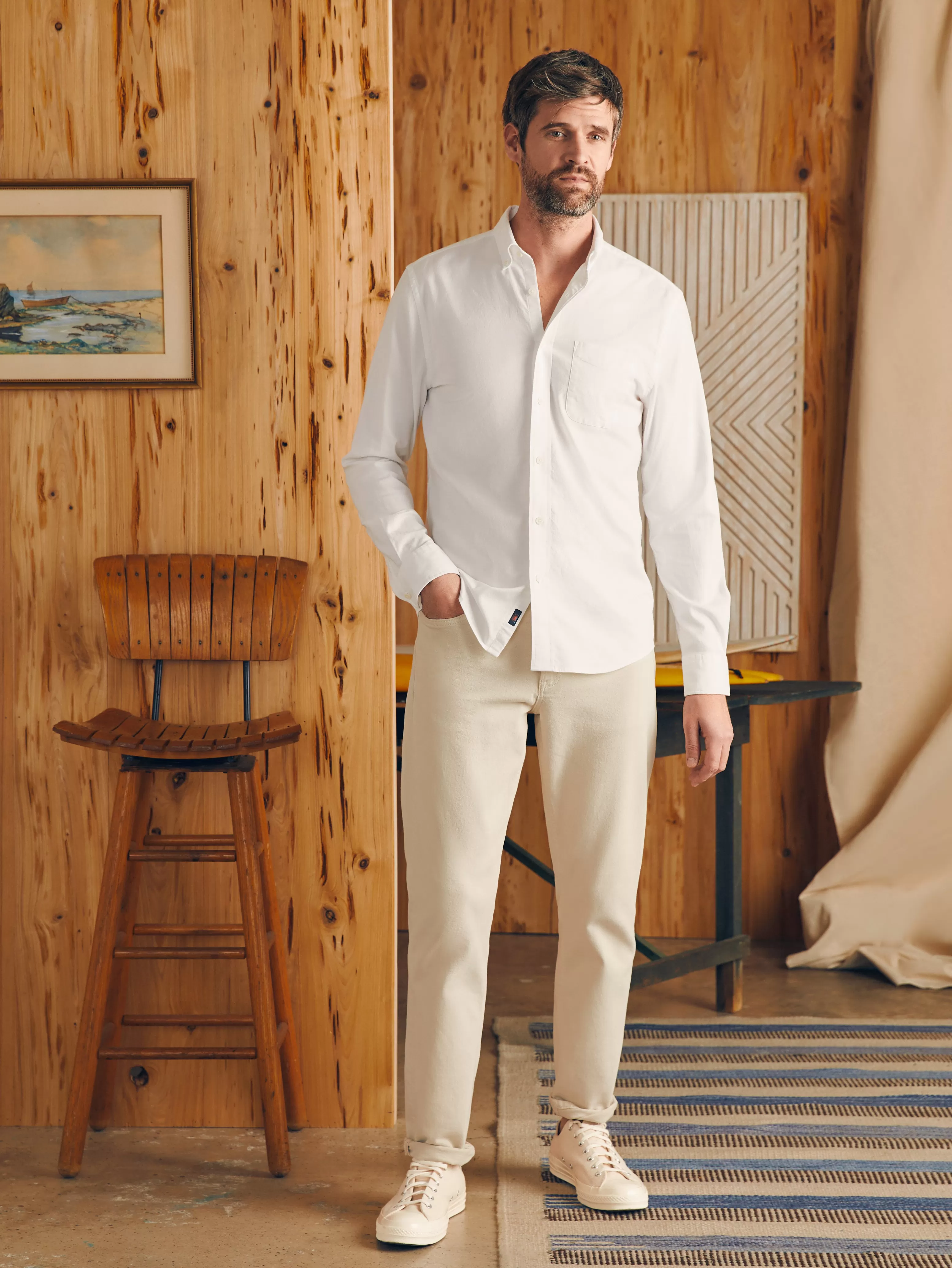 Supima Oxford Shirt - | Faherty Brand Store