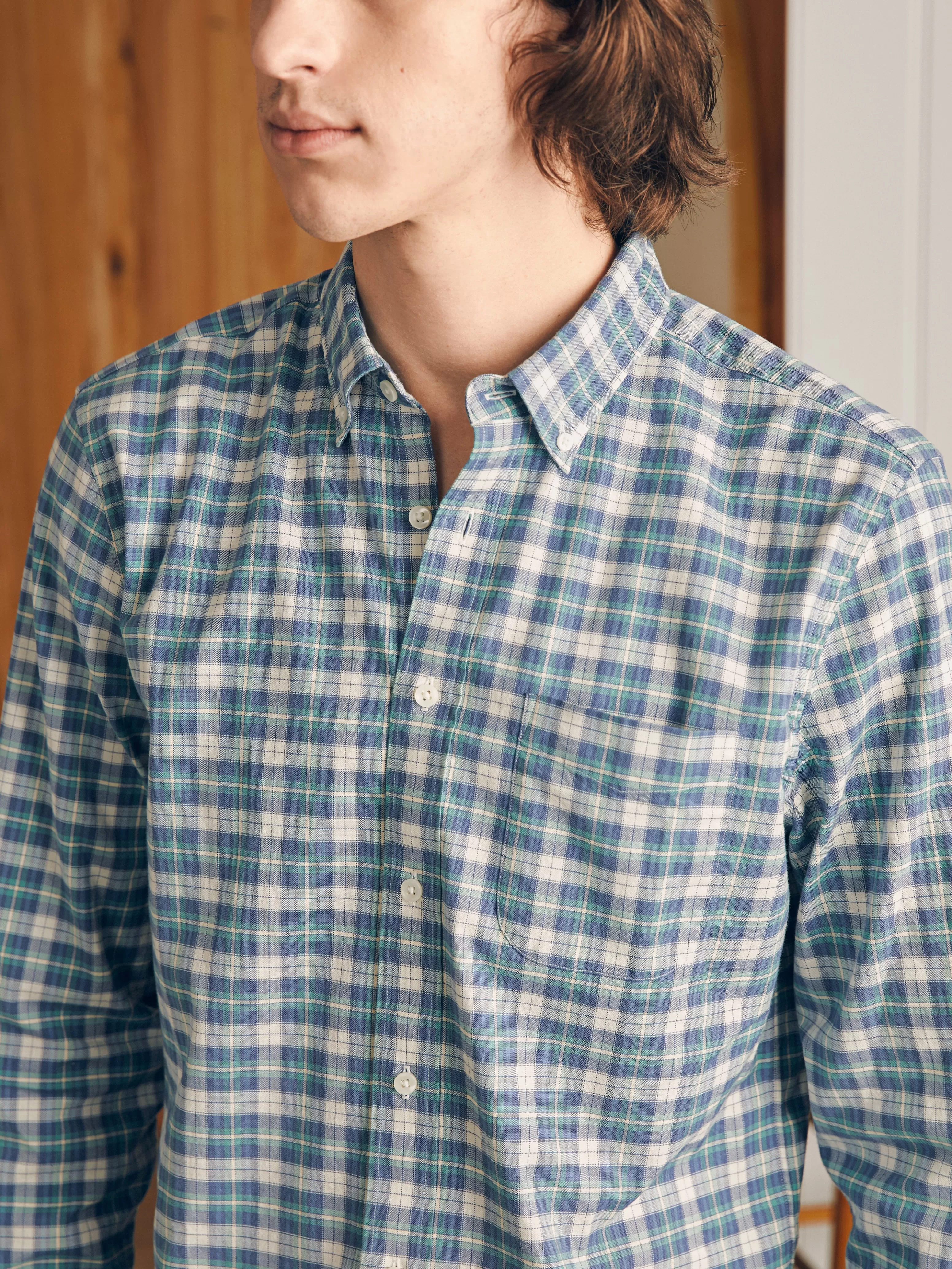 Supima Oxford Shirt - | Faherty Brand Cheap