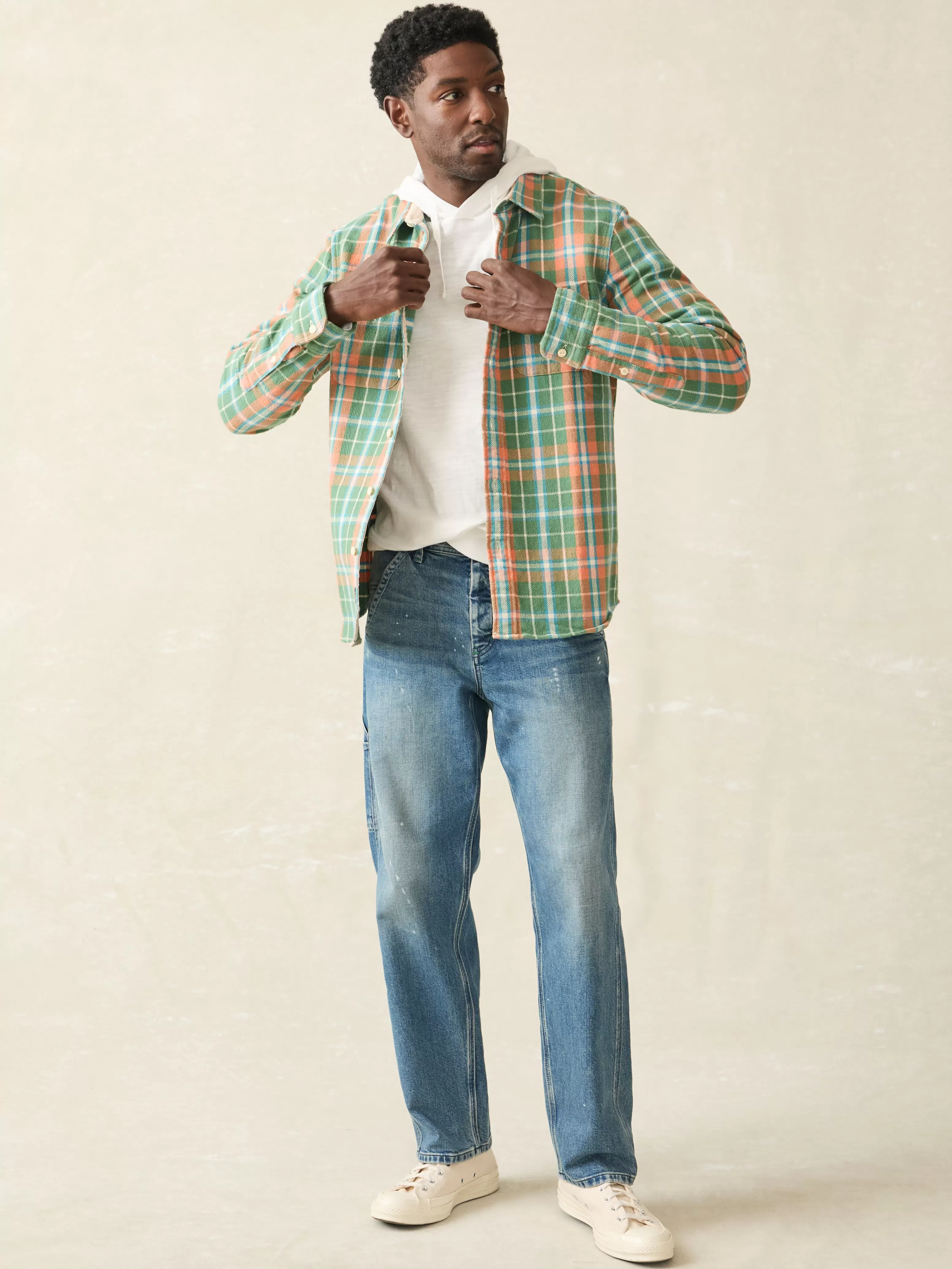 Surf Flannel - | Faherty Brand Outlet