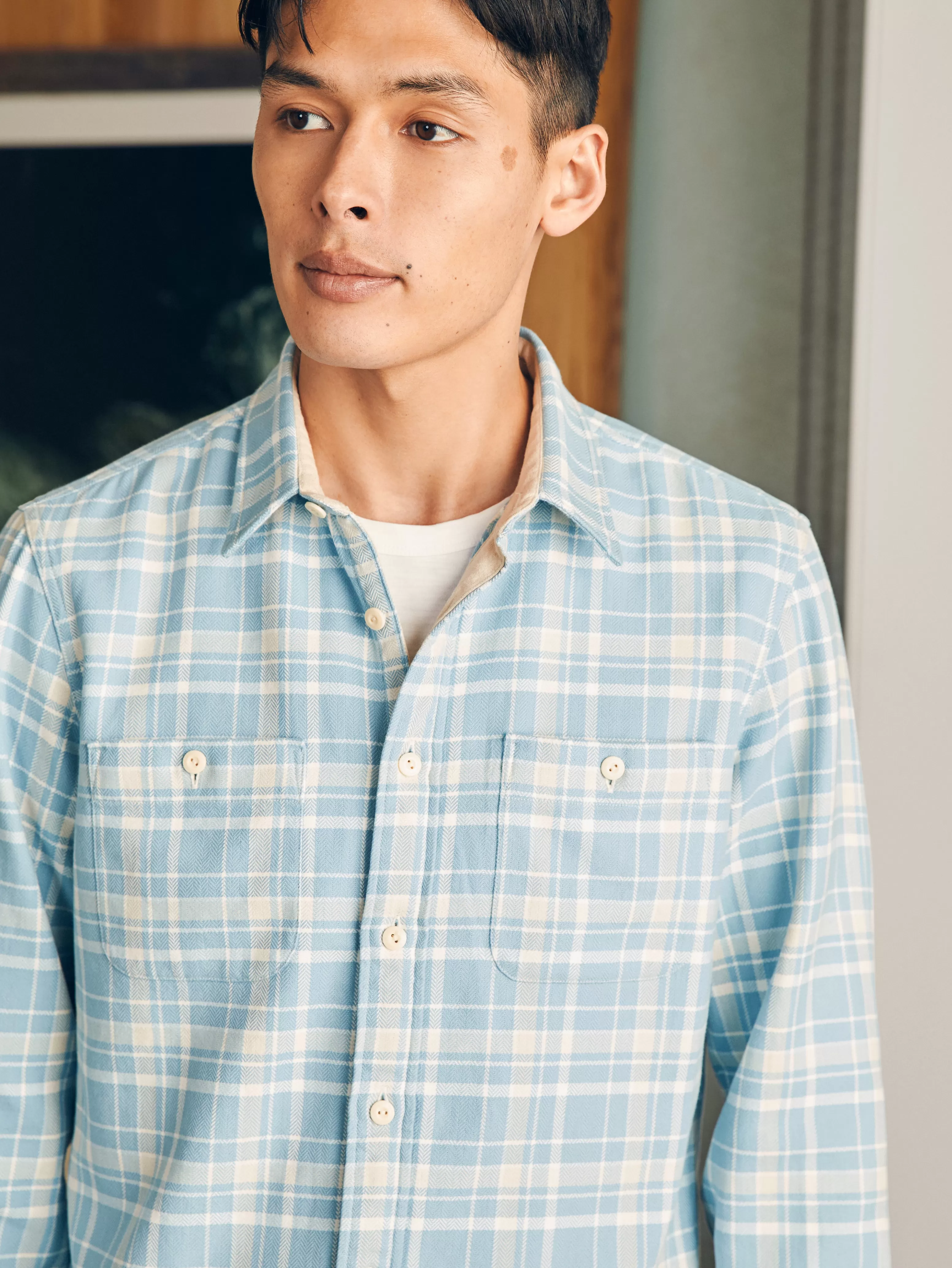 Surf Flannel - | Faherty Brand Best Sale