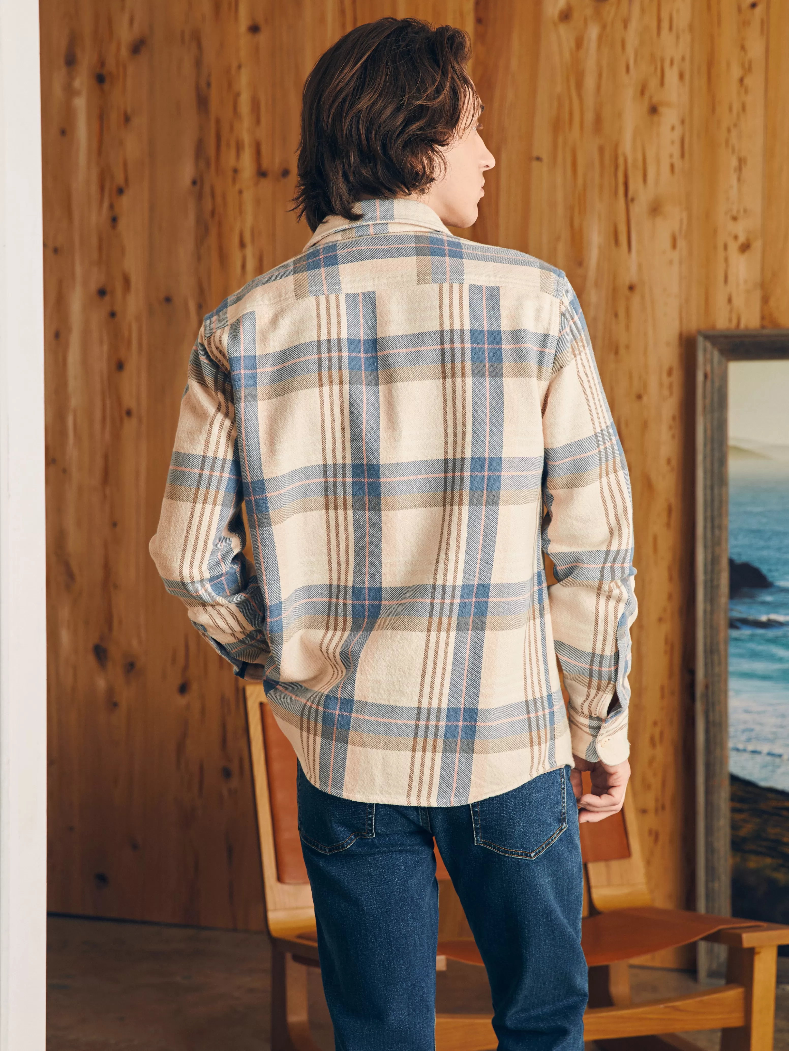 Surf Flannel - | Faherty Brand Online