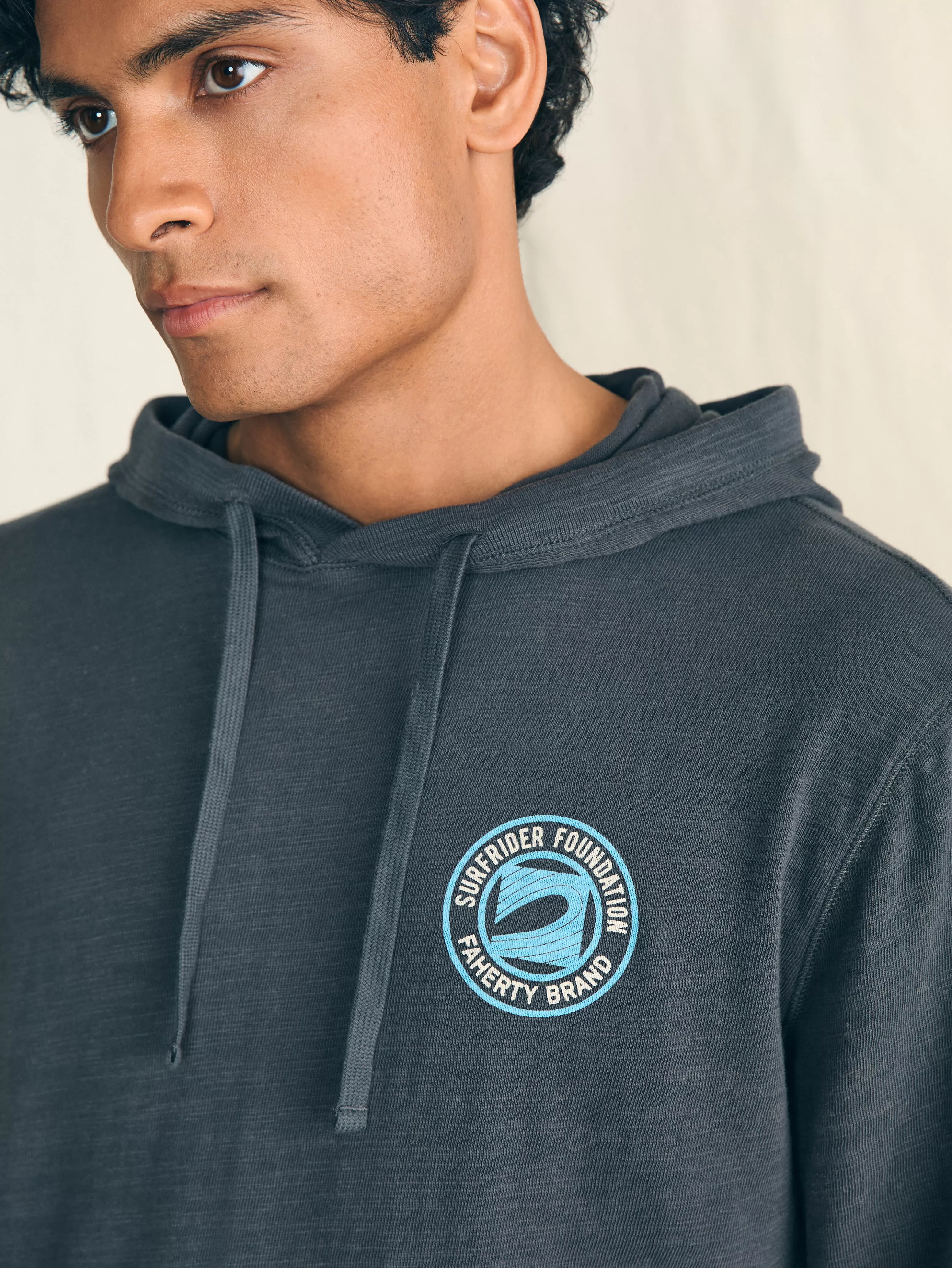 Surfrider Sunwashed Slub Hoodie - | Faherty Brand Cheap