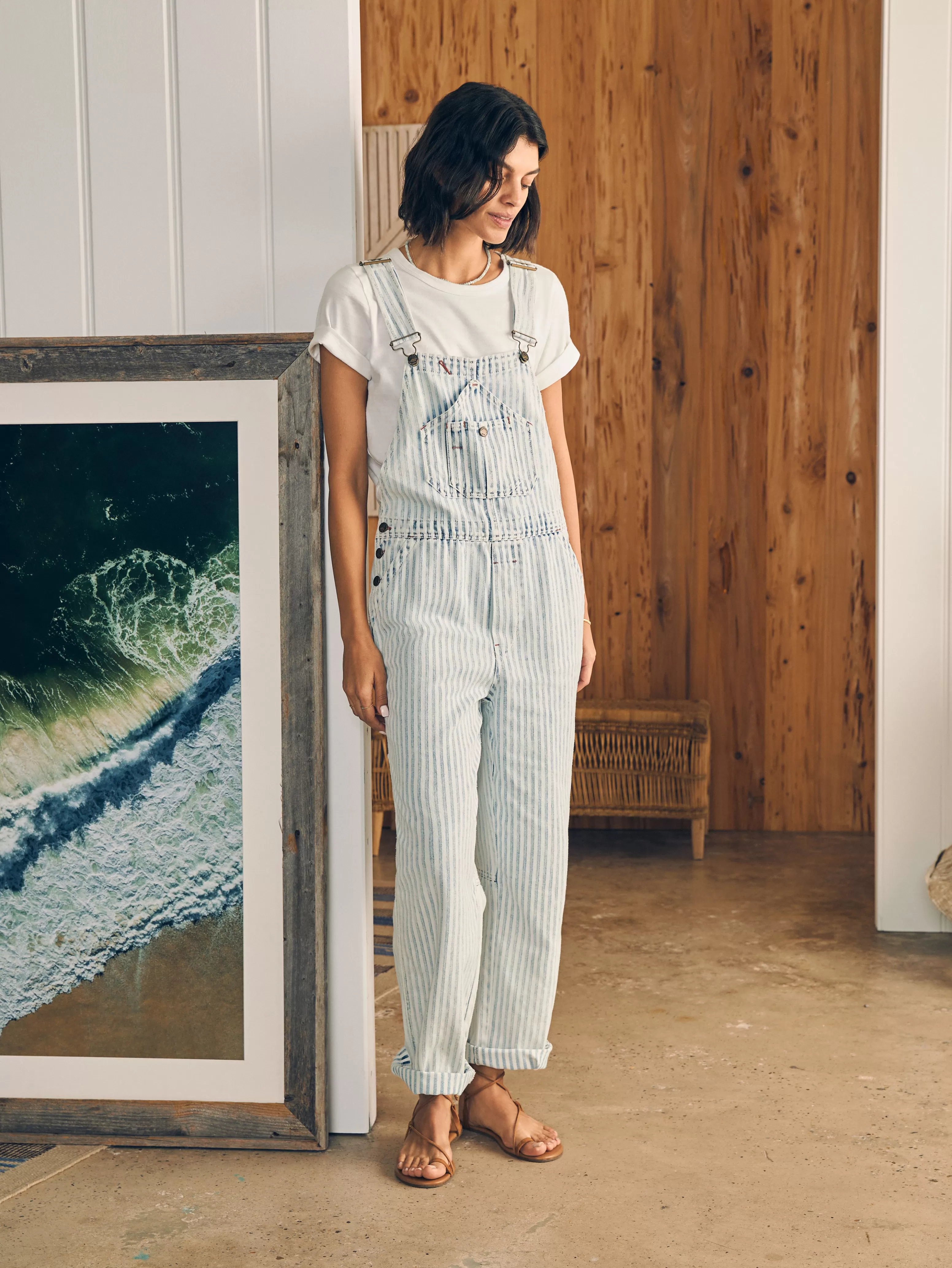 Topsail Straight Leg Overall - | Faherty Brand Fashion