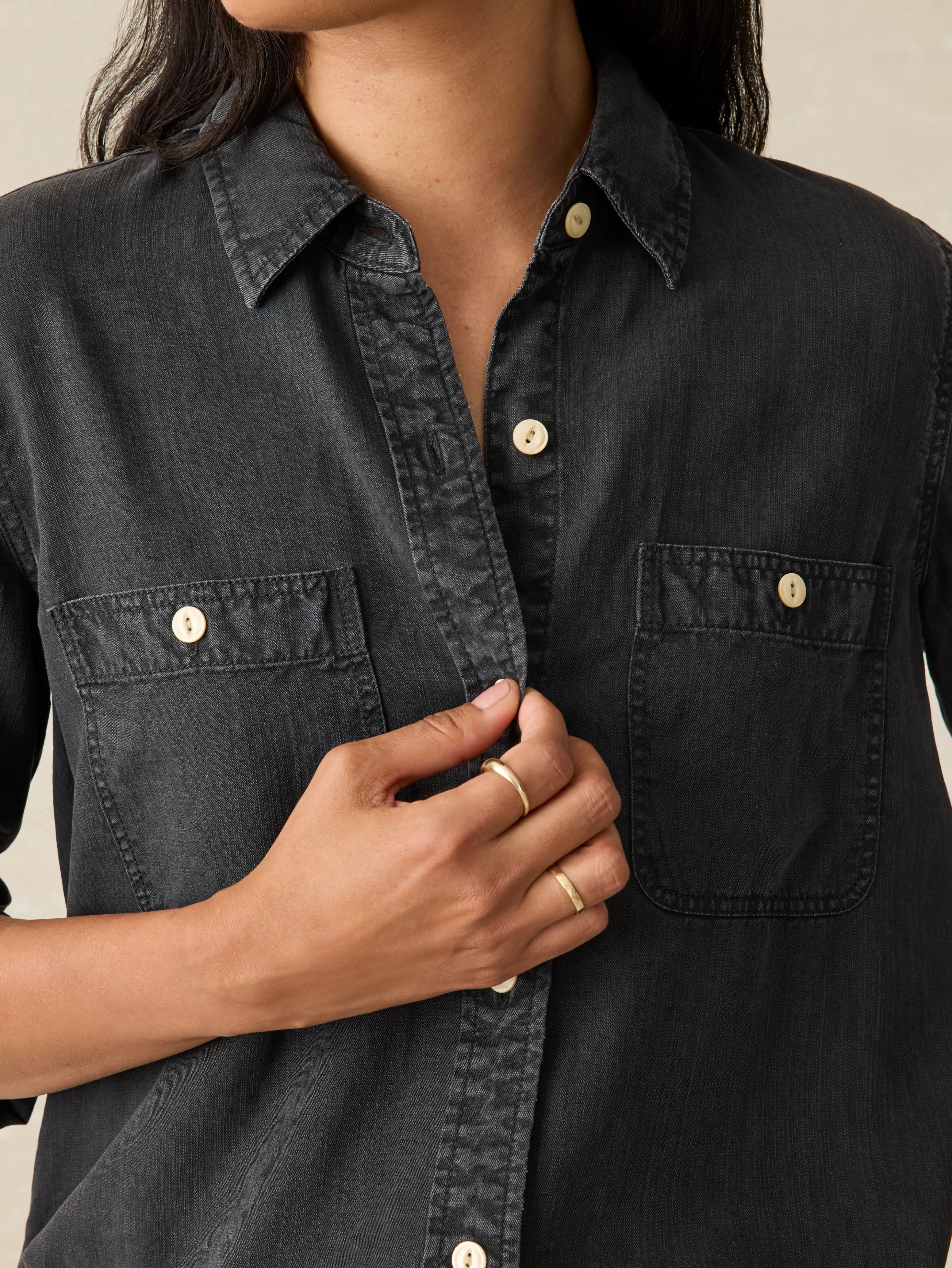 Tried & True Chambray Shirt - | Faherty Brand Cheap