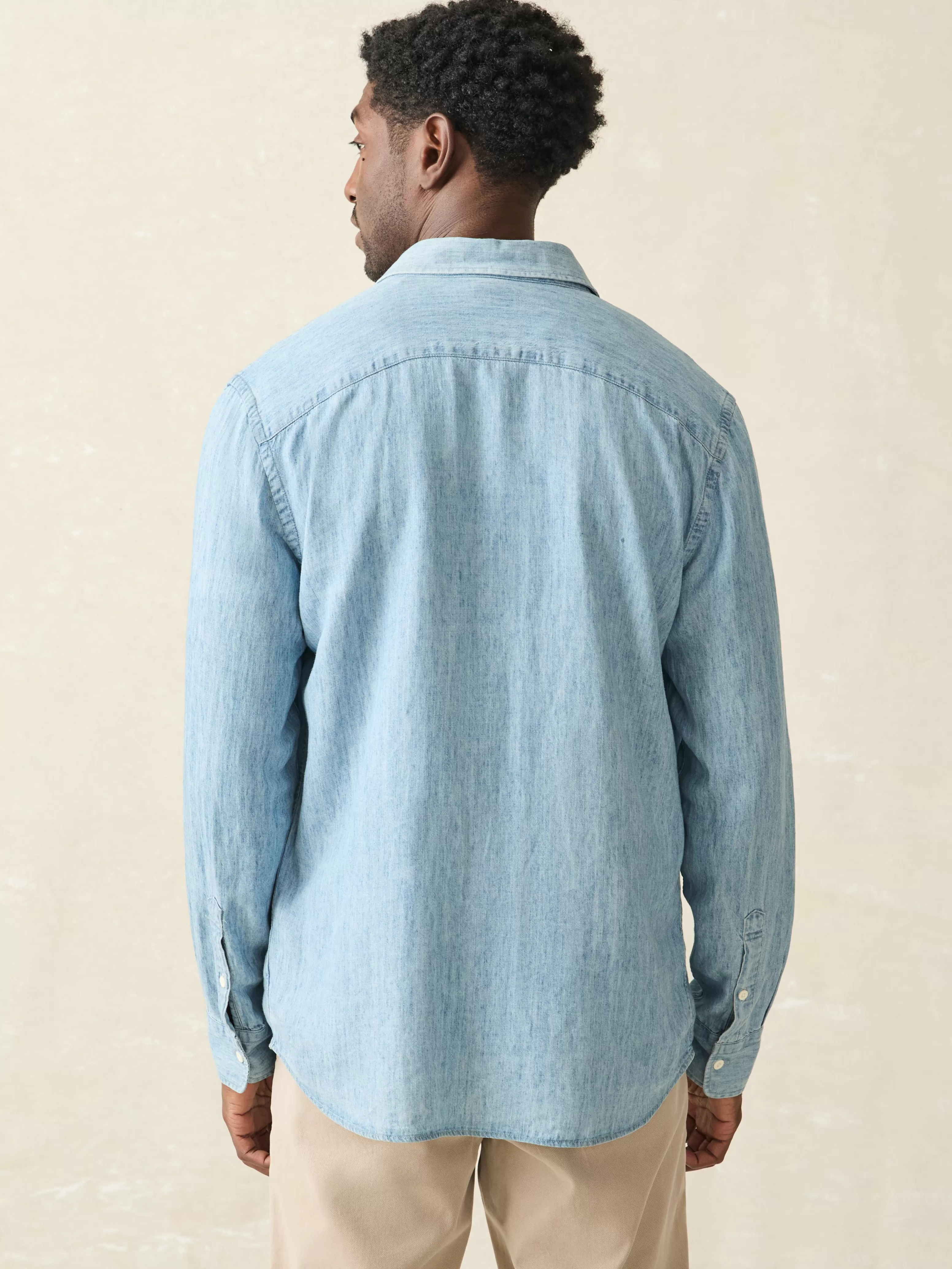 Tried & True Chambray Shirt - | Faherty Brand Outlet