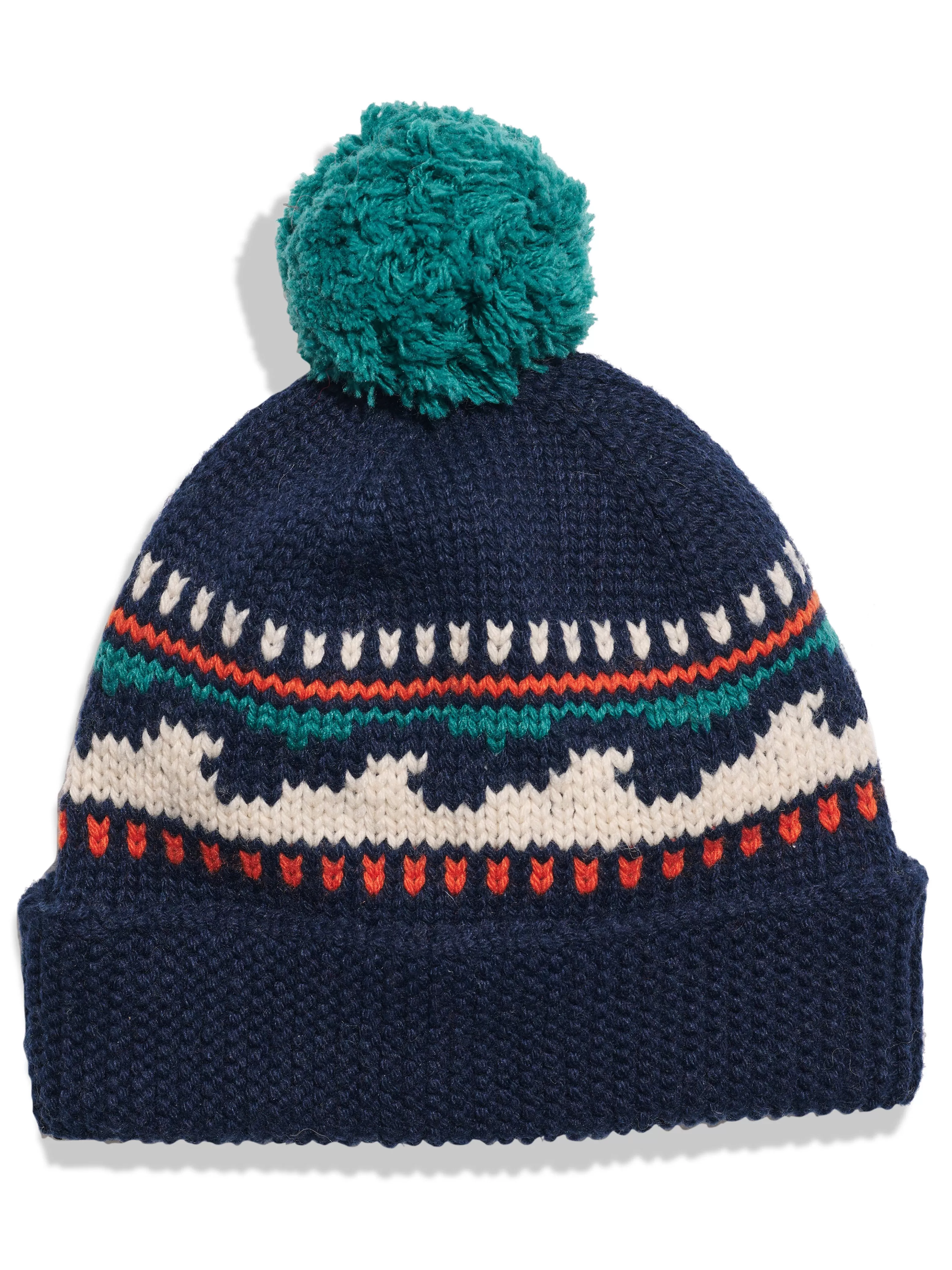 Waves Pom Beanie - | Faherty Brand Store