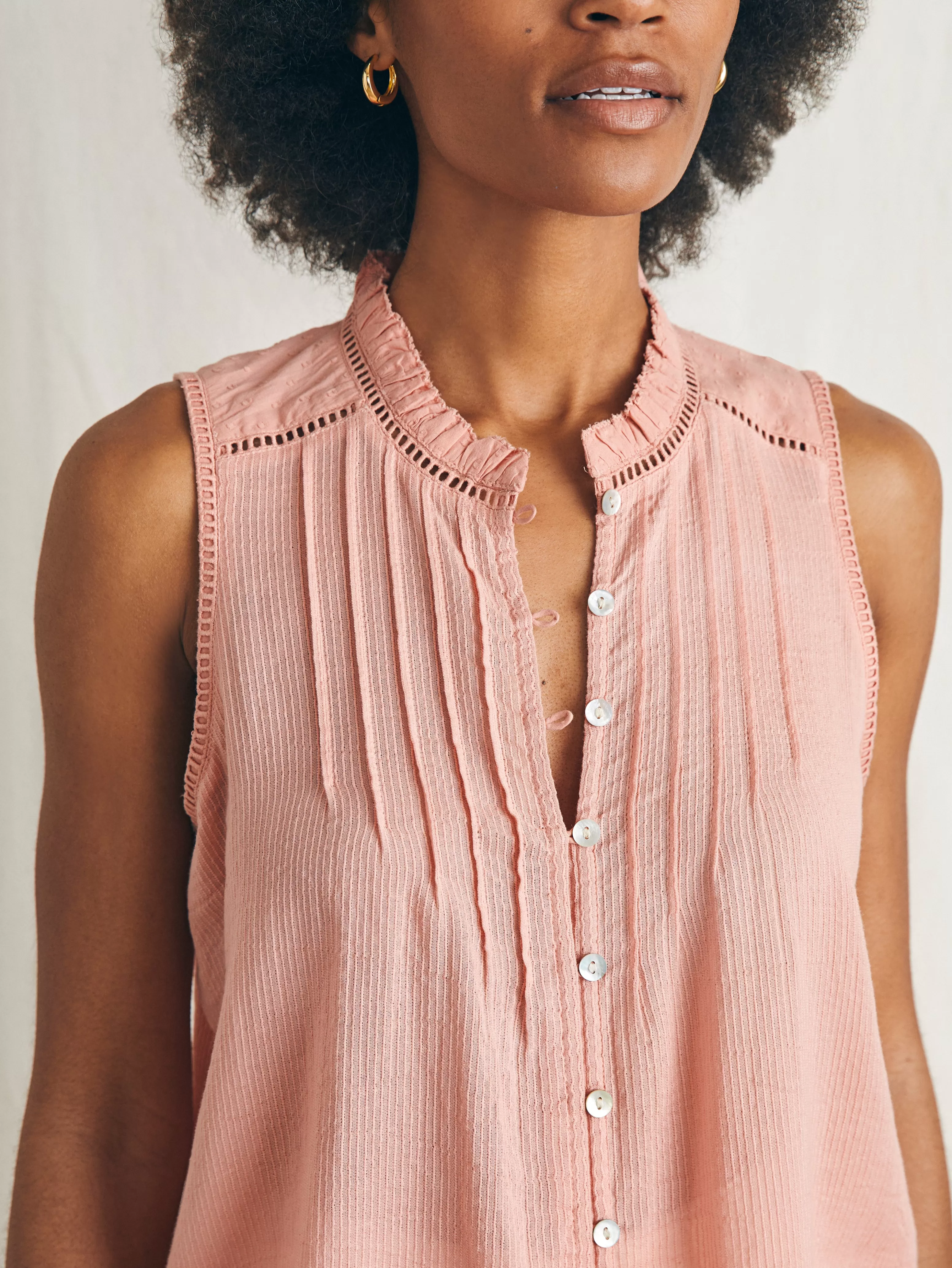 Willa Sleeveless Top - | Faherty Brand Fashion